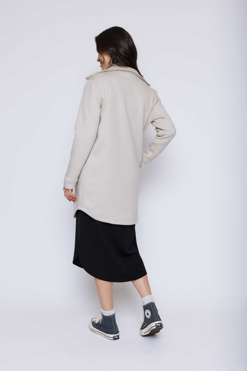 Jackie-Sherpa Button-Up